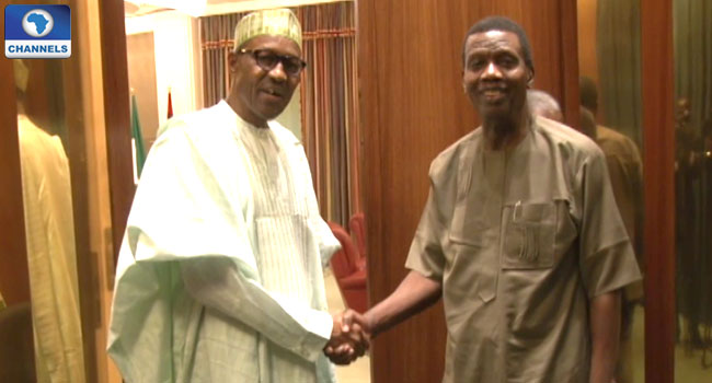 President Buhari Congratulates Pastor Adeboye At 76