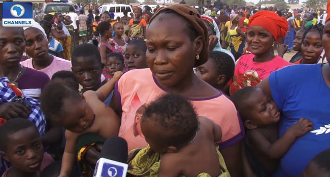 345 IDPs, Widows From Agatu Get Gifts From Benue First Lady