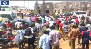 Benue-University-students-protest-fees-increment