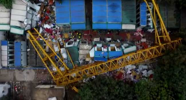 China Crane Collapse Leaves At Least 18 Dead