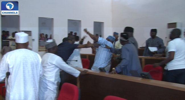Nasarawa-lawmakers-fight