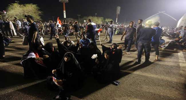 Iraq Shia Protesters Camp Out After Invading Parliament