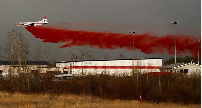 Canada Wildfire Growing As Weather Heats Up, Escape Convoy Underway