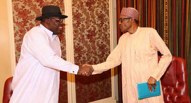 President-Buhari-Meets-With-Dickson