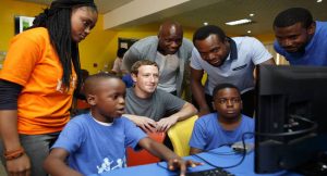 Facebook Founder, Mark Zuckerberg,