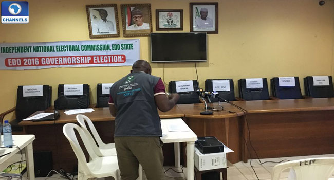 INEC-Headquarters-Benin-City-Edo-Govenorship-Election