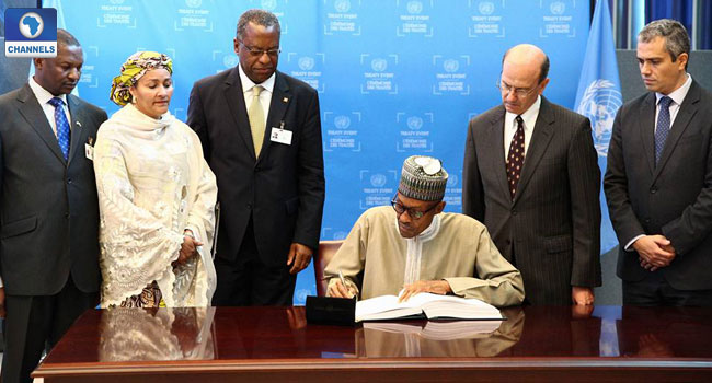 Buhari, Paris Agreement, Nigeria, Climate Change, Muhammadu Buhari, UN General Assembly