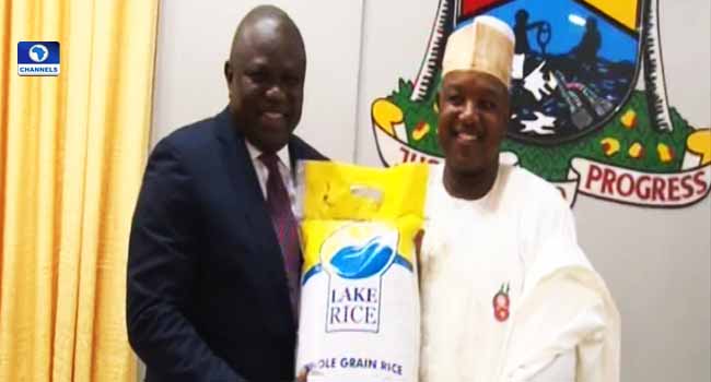Ambode, Bagudu Launch ‘Lake Rice’ In Lagos