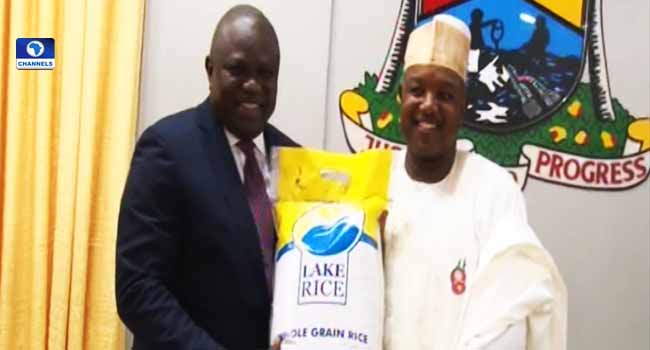 Ambode, Bagudu Launch Lake Rice In Lagos