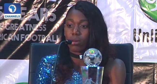 Oshoala Reacts To Winning Africa's Best Female Player Award