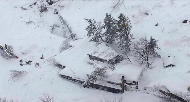 Six Survivors Found Two Days After Italian Avalanche