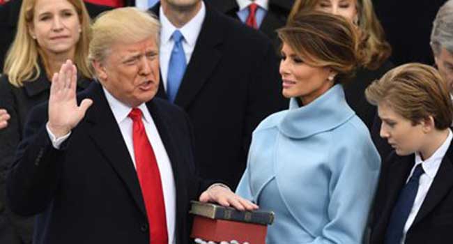 Donald Trump Sworn In As 45th U.S. President