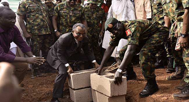 Hoodlums Allegedly Destroy Military Base Foundation In Kaduna