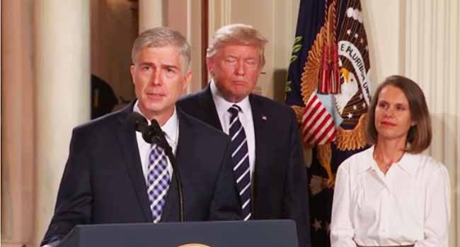 Trump Chooses Neil Gorsuch As Supreme Court Nominee