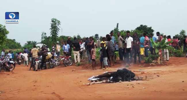 Man Burnt To Death For Murder In Anambra