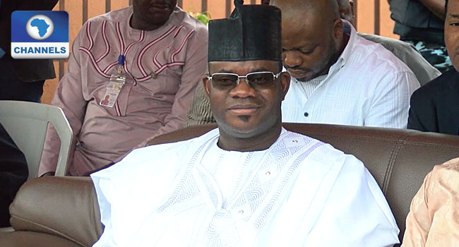 A file photo of Governor Yahaya Bello of Kogi State.