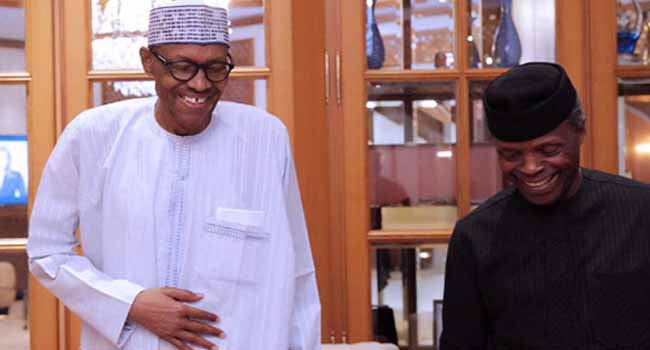 'A Very Dependable Deputy,' Buhari Praises Osinbajo On 62nd Birthday