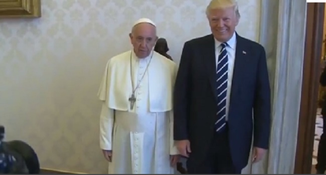 I Leave Vatican More Determined To Pursue Peace – Trump