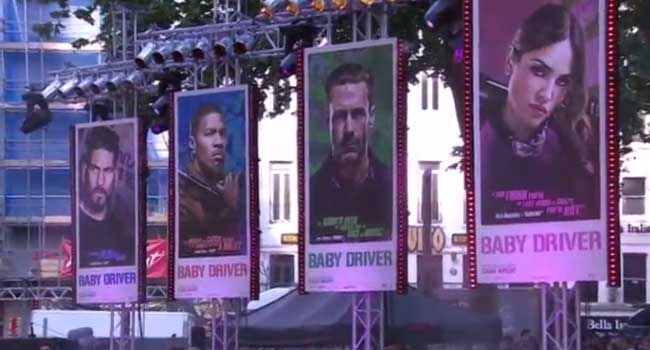 Action-Packed Heist Movie “Baby Driver” Gets European Premiere