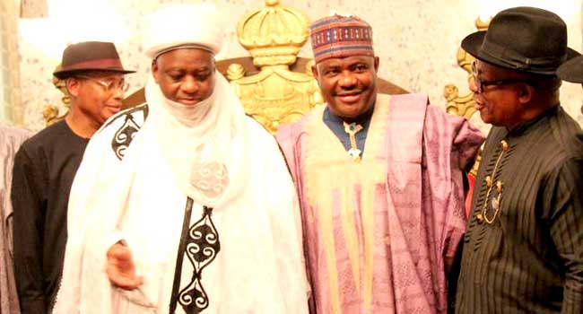 Sultan, Wike Promise To Work For Nigeria’s Unity