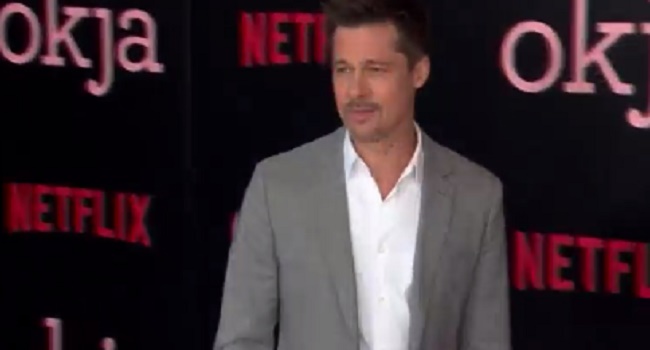 Brad Pitt Attends New York Premiere Of “Okja”