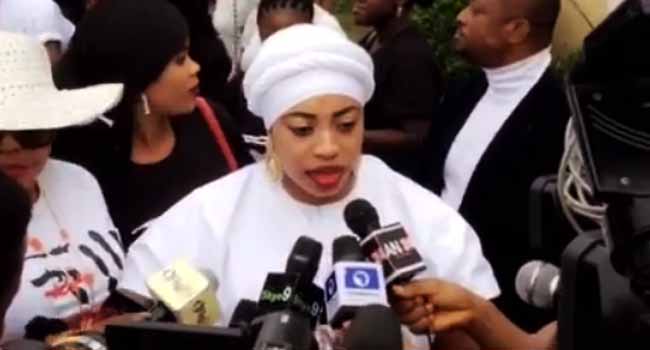 Celebrities Join Ooni’s Wife In Walk Against Domestic Violence