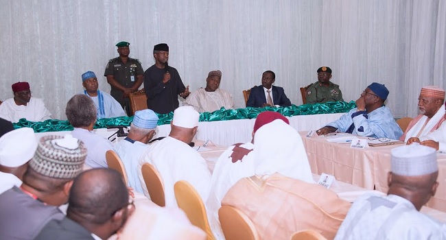 Photos: Osinbajo Meets With Northern Leaders