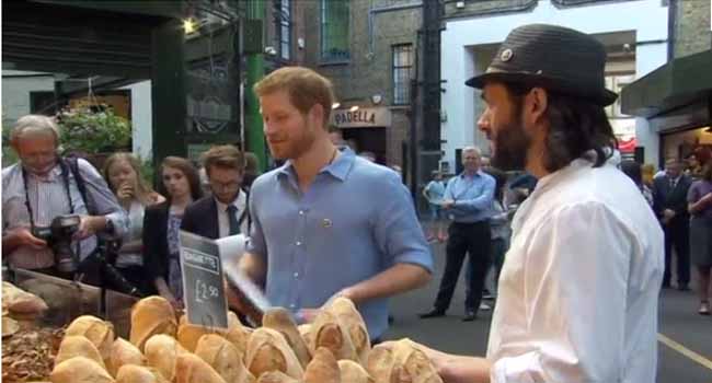 Prince Harry Visits London’s Borough Market Following Attack