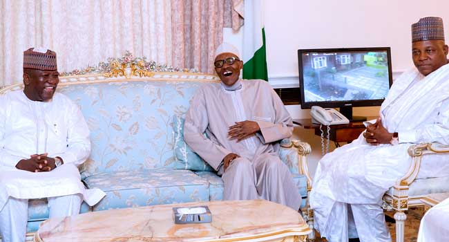 Seven Governors Meet With Buhari In London
