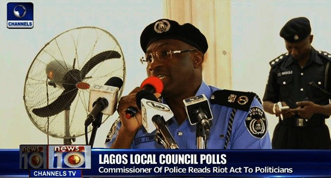 Lagos LG Election: Police Warn Politicians, Residents Against Violence