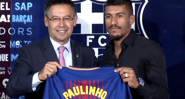 New Signing Paulinho Promises Barcelona 'Great Games'