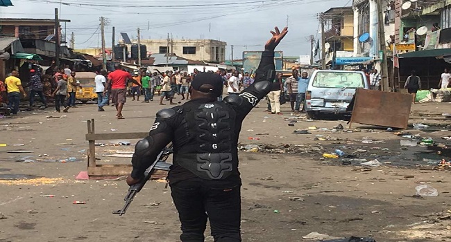 Boy shot dead as Ekeukwu market is demolished in Owerri Boy shot dead as Ekeukwu market is demolished in Owerri