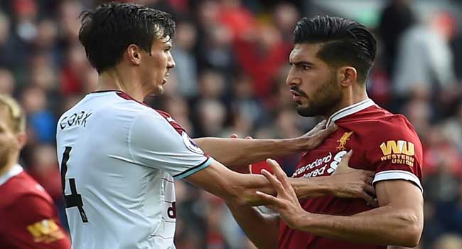 Stubborn Burnley Hold Liverpool To Draw