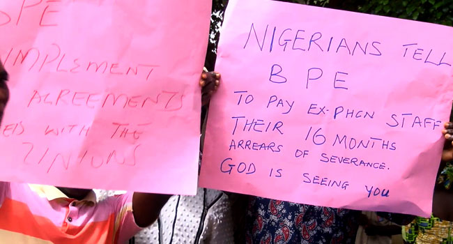 Electricity Workers Protest In Abuja