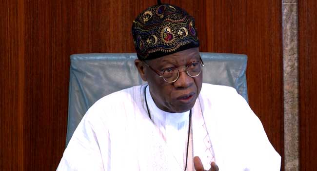 Buhari Approved Proscription Of IPOB – Lai Mohammed