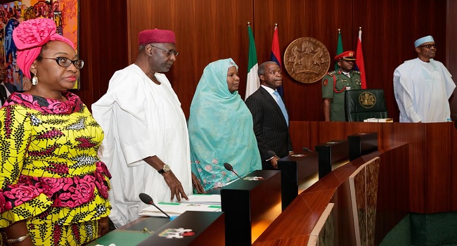 Buhari Presides Over FEC Meeting In Abuja