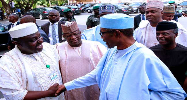 PHOTOS: Buhari, Osinbajo, Others Attend APC NEC Meeting