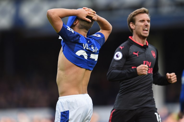 Arsenal Sends Everton Into Drop Zone In 5-2 Defeat