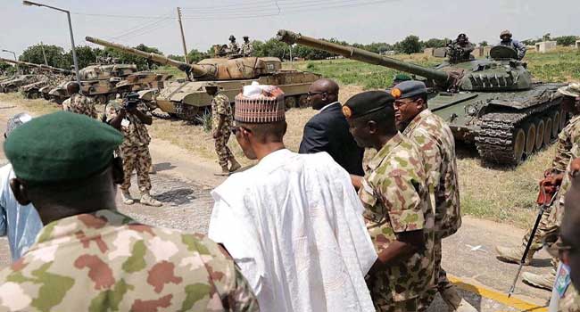 Buhari Celebrates Independence Anniversary With Troops In Maiduguri