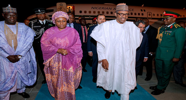 President Buhari Arrives In Turkey For D-8 Summit