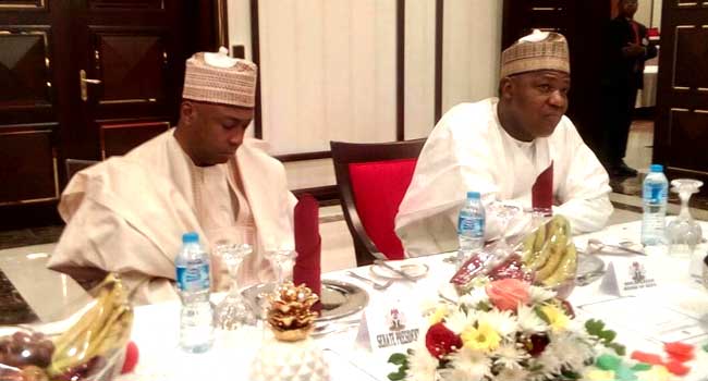 National Assembly Leaders In Aso Villa For Dinner With Buhari