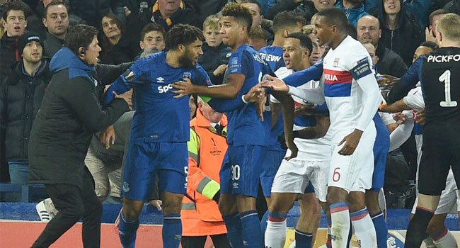 Everton Bans Fan For Attacking Lyon Player 