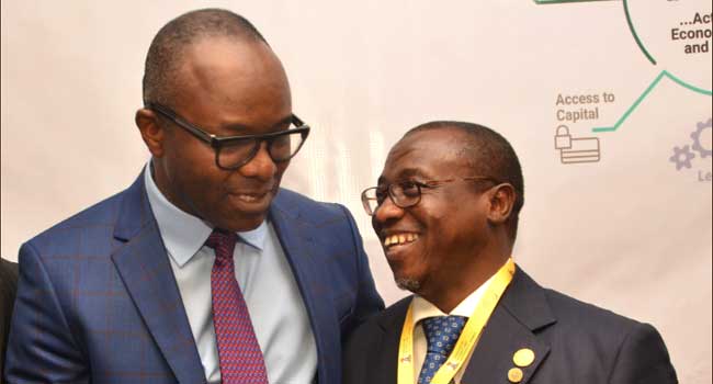 PHOTOS: Kachikwu, Baru Put Differences Aside At Economic Summit