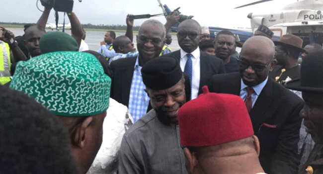 Osinbajo Visits Bonny Island To Flag Off Road Project