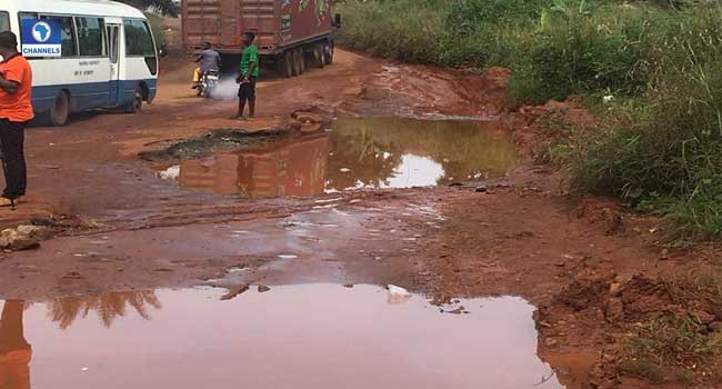 Commuters Lament Over Bad State Of Owerri-Okigwe Road