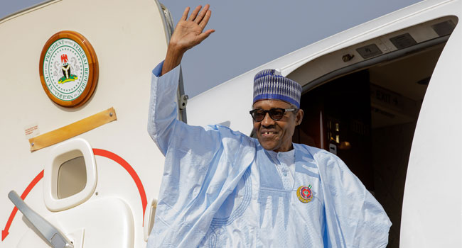 President Buhari Arrives Zamfara State