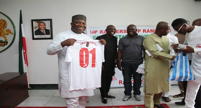 Ugwuanyi Unveils Gbenga Ogunbote As Rangers’ New Coach