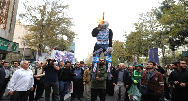 Iranians Protest Against Trump’s Policies