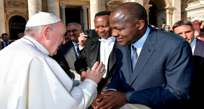 In Pictures: Dogara Meets With Pope Francis