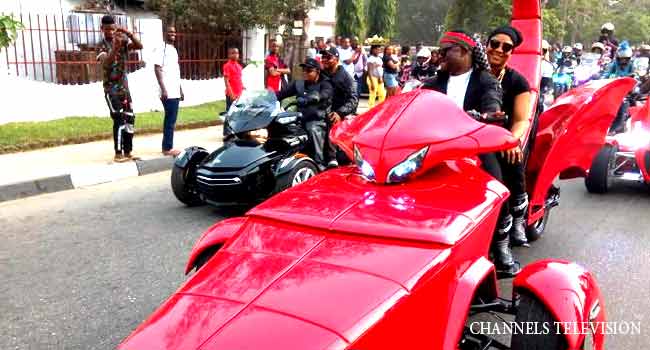 Ayade, Duke Lead 250 Bikers' In Calabar Carnival